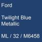 Preview: Ford, Twilight Blue Metallic, ML / 32 / M6458.